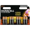 Duracell MN1500B8, Vienkartinės baterijos, AA, Šarminės, 1,5 V, 8 vnt., Juoda, Oranžinė