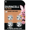 Duracell CR2032, Vienkartinė baterija, CR2032, Ličio, 3 V, 4 vnt., Sidabrinė
