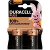 Duracell Plus 100 C, Vienkartinės baterijos, C, Šarminė, 1,5 V, 2 vnt., Daugiaspalvė