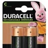Įkraunamos baterijos Duracell C 3000mAh 2 vnt. pakuotėje