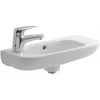 Duravit D-code kriauklė, 50 cm, maišytuvo skylė kairėje