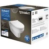Duravit DuraStyle Basic Rimless wc pakabinamas 365x540 mm, su SC dangčiu 002079, baltas