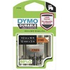 DYMO D1 Durable – juodas ant oranžinio fono – 12 mm, juodas ant oranžinio fono, daugiaspalvis, vinilas, Belgija, -40–80 °C, DYMO