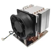 Dynatron Inter-Tech J-12, Oro vėsintuvas, 8 cm, Juodas, Sidabrinis