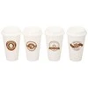 Edco Kavos puodelis, baltas, plastikinis, 450 ml