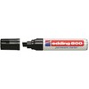 Edding 800, Juodas, Block, Juodas, Baltas, Aliuminio, Extra Bold, 4 mm