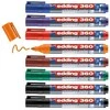 Žymeklių baltai lentai rinkinys Edding 360, 1.5-3mm, apvaliu galiuku, 8 spalvos