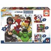 Educa 4 dėlionės SPIDEY ir AMAZING FRIENDS, 3-5 metų, 12+16+20+25 dalių