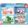 Dėlionė Educa - 20-40-60-80 vnt., Peppa Pig Multi 4 (80-20329)