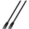 EFB EFB Elektronik 10m Cat6 Patch kabelis sieciowy Juodas U/UTP (UTP)