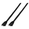 EFB Elektronik 1m Cat6 Patch - 1 m - Cat6 - U/UTP (UTP) - RJ-45 - RJ-45 - Juodas