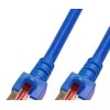 Efb Elektronik EFB Patric, S / FTP, 1m, Cat6, PIMF, mėlyna (K5513.1)