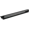 EFB Elektronik Verteilerfeld 19" 1HE 24-Port juodas RAL9005