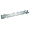 EFB Elektronik 691670N.6 - Rack rail - Pilkas - Galvanized steel - Steel - 18 mm - 500 mm - 58.8 mm