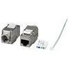 Efb Elektronik EFB EFB Keystone Cat6A/RJ45/10GE Slim, Metall, Werkzeugfrei