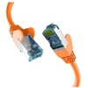 Efb Elektronik EFB EFB RJ45 jungiamasis kabelis su CAT7 žaliu kabeliu, oranžinis, 0,15 m