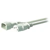 Efb Elektronik Maitinimo kabelis EFB EFB Kaltgeräteverl. C14 180°–C13 180°, grau, 1,8 m, 3x0,75 mm