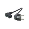 Efb Elektronik Maitinimo kabelis 230 V apsauginis kontaktas CEE7 (kištukas) -> šaltos įrangos IEC-C13 (lizdas), 3 m, juodas
