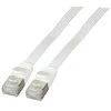 Efb Elektronik EFB Flat kabelis RJ45 U / FTP, 6A, PVC, 2 m, balta