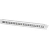 Efb Elektronik EFB EFB Verteilerfeld Patchpanel 48,26cm 19Zoll 1HE 24-Port grau be Keystone