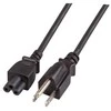 Efb Elektronik EFB maitinimo kabelis EFB Netzkabel USA/NEMA 5-15P-C5 180°, sw, 1,8m, SVT AWG18x3C