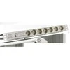 Efb Elektronik Maitinimo kabelis M-CAB M-Cab POW0020 skirstytuvas 2 m 7 x tinklo lizdas Vidinis Pilkas