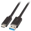 Kabelis USB EFB USB-A - USB-C 1 m Juodas (K5282-3ASW.1)