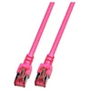 Efb Elektronik EFB EFB RJ45 pataisomasis kabelis S/FTP Cat.6 LSZH 0,15m MAGENTA gryno vario ilgio įspaudas ant įlenkimo apsauginio įvorės patentuotas