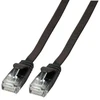EFB (UTP) Juodas Cat6a tinklo kabelis, 3 m ilgio (K8107SW.3)