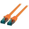 Efb Elektronik EFB RJ45 kabelis S/FTP, Cat.6A, LSZH, 7,5m, oranžinė