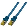 EFB Elektronik MK7001.0,5BL, 0,5 m, Cat6a, S/FTP (S-STP), RJ-45, RJ-45, Mėlyna