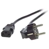 Efb Elektronik Maitinimo laidas 230V apsauginis kontaktas CEE7 (kištukas) -> šaltos įrangos IEC-C13 (lizdas), 5 m, juodas