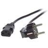 Efb Elektronik Maitinimo laidas 230V apsauginis kontaktas CEE7 (kištukas) -> šaltos įrangos IEC-C13 (lizdas), 5 m, juodas