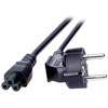 Efb Elektronik Kabelis zasilający EFB 230V su uziemieniem CEE7 (Stecker)->C5 (Buchse), 1,8m, Juodas, (Koniczynka, Myszka Miki) (EK552.1,8V2)