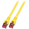 EFB EFB RJ45 pataisomasis kabelis S/FTP Cat.6 LSZH 0,15m GELTONAS gryno vario ilgio įspaudas ant įlenkimo apsauginio įvorės patentuotas