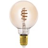 EGLO - E27 G95 spiralinė LED lemputė - gintaro spalvos - reguliuojamo baltumo - Zigbee ir Bluetooth