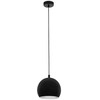 Pakabinamas šviestuvas Lampa wisząca EGLO Camastra Pendel E27, Ø225, sort