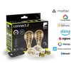 EGLO CONNECT-Z E27 LED A60 Amber – 2 išmaniųjų spiralinių lempučių su nuotolinio valdymo pultu, „ZigBee“, „Matter Thread“