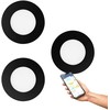 „Eglo“ – 3 „Fueva-Z“ įleidžiamų šviestuvų rinkinys Ø8,5 – išmaniosios reguliuojamos baltos spalvos – „Zigbee“ ir „Bluetooth“