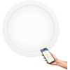 Išmanus įleidžiamas LED šviestuvas EGLO FUEVA-Z, IP44, 16,5W, 2700-6500K, 2100lm, balt.,Ø21,6cm, APP