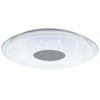 „Eglo Totari-Z“ išmanusis lubinis šviestuvas Ø56 – chromo ir baltos spalvos su krištolo efektu – „Zigbee“ ir „Bluetooth“