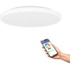 Lampa sufitowa EGLO Surface LED panel ROVITO-Z IP44 13.9W RGB 2700-6500K 1750lm baltas Ø30cm remote control/APP