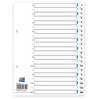 Segregator Elba Elba 400020999, Alphabetic tab index, Polypropylene (PP), Baltas, Portrait, A