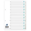 Segregator Elba Elba 400020999, Alphabetic tab index, Polypropylene (PP), Baltas, Portrait, A