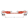 Elma Instruments Bandymo laidas 2611 silikoninis 200CM raudonas