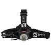 ELWIS LIGHTING Elwis PRO Blaze H380 priekinis žibintas, 380 ir 50 liumenų, priartinimo funkcija, raudona „saugumo“ lemputė gale, silikonas ant galvos juostos