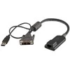 Emerson Electric „Vertiv Avocent MPUIQ-VMCDV“ KVM sąsajos adapteris DVI, USB 2.0, juodas, 0,3556 m, USB, USB, juodas, DVI, USB 2.0