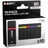 STICK Emtec USB2.0 K100 16GB P10 10-pack color box retail
