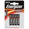 Energizer 4x Classic AAA 1.5V LR03, Vienkartinės baterijos, AAA, Šarminės, 1.5 V, 4 vnt., Juoda, Sidabras