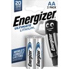Energizer 7638900262636, Vienkartinės baterijos, AA, Ličio, 1,5 V, 2 vnt., -40–60 °C